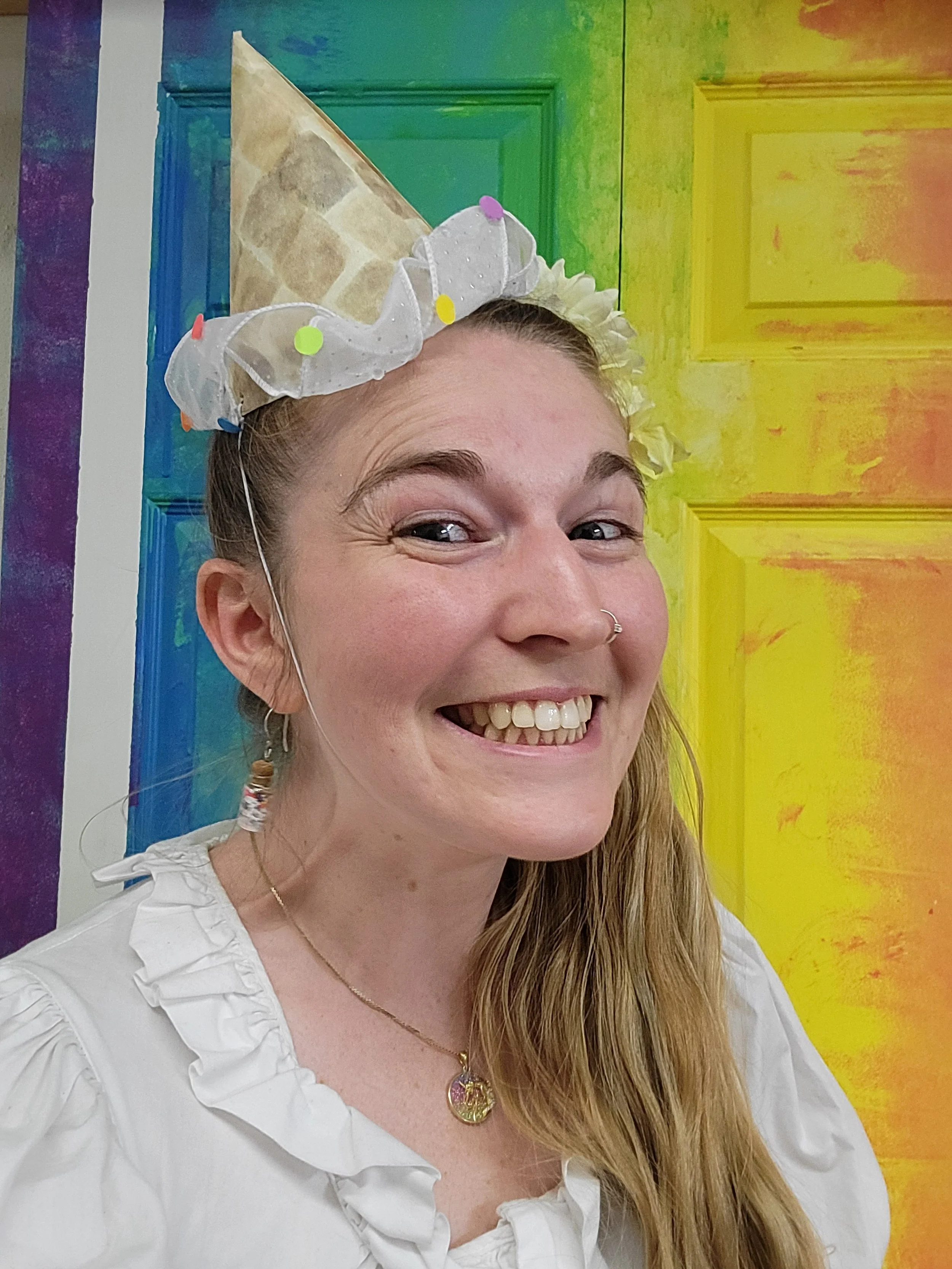 Cool Ice Cream Cone Hat! Make and Take! — Art & Happiness