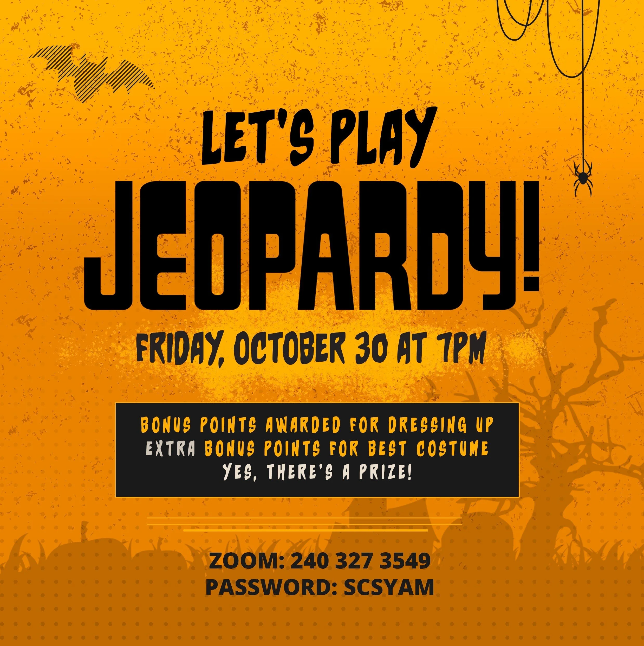 Let's Play Jeopardy with SCSYAM 