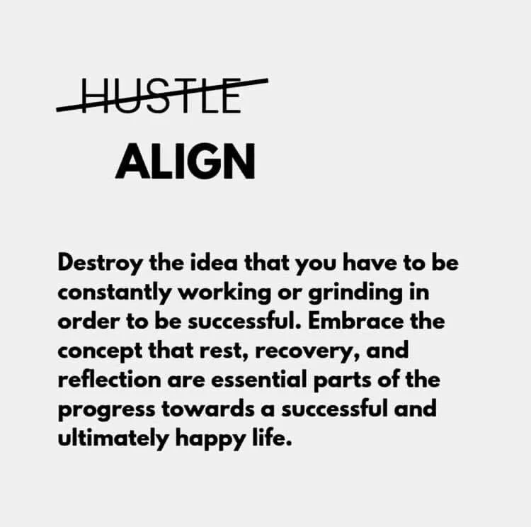 IT'S NOT REJECTION. IT'S NOT ALIGNED.