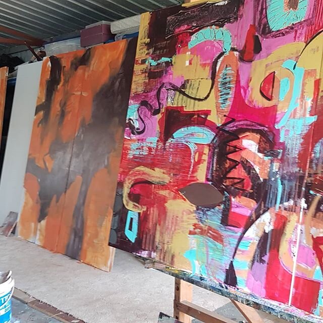 Full steam ahead for my new exhibition in June, Lost Eden, showcasing my brand new work. #exhibition #exhibitiondesign #exhibitionstanddesign #abstractartpainting #abstractpainting #abstractart #abstractexpressionism #abstractexpressionists ##abstrac
