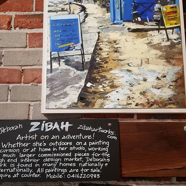 One of the 7 paintings displayed in Samudera Cafe , Mandurah foreshore. THE place for the best tasting, real food in Mandurah  #samudera  #beachclub #beachshack #beachfront #beachpainting #lembonganisland #lembongan #lembongantrip #lembongantraveller