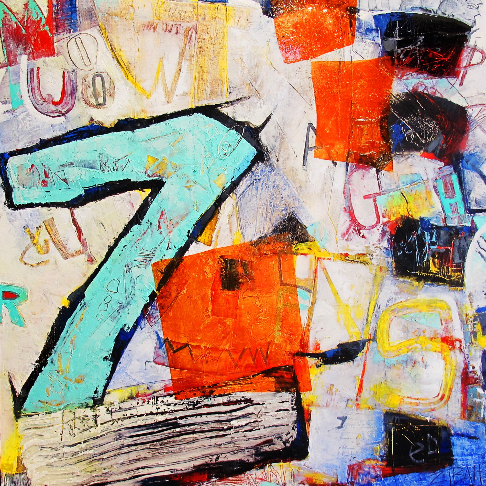 'A-ZED' 120cm X 120cm, oil on canvas $2500.jpg