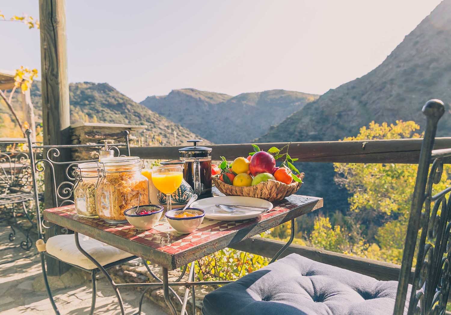 Breakfast on the terrace