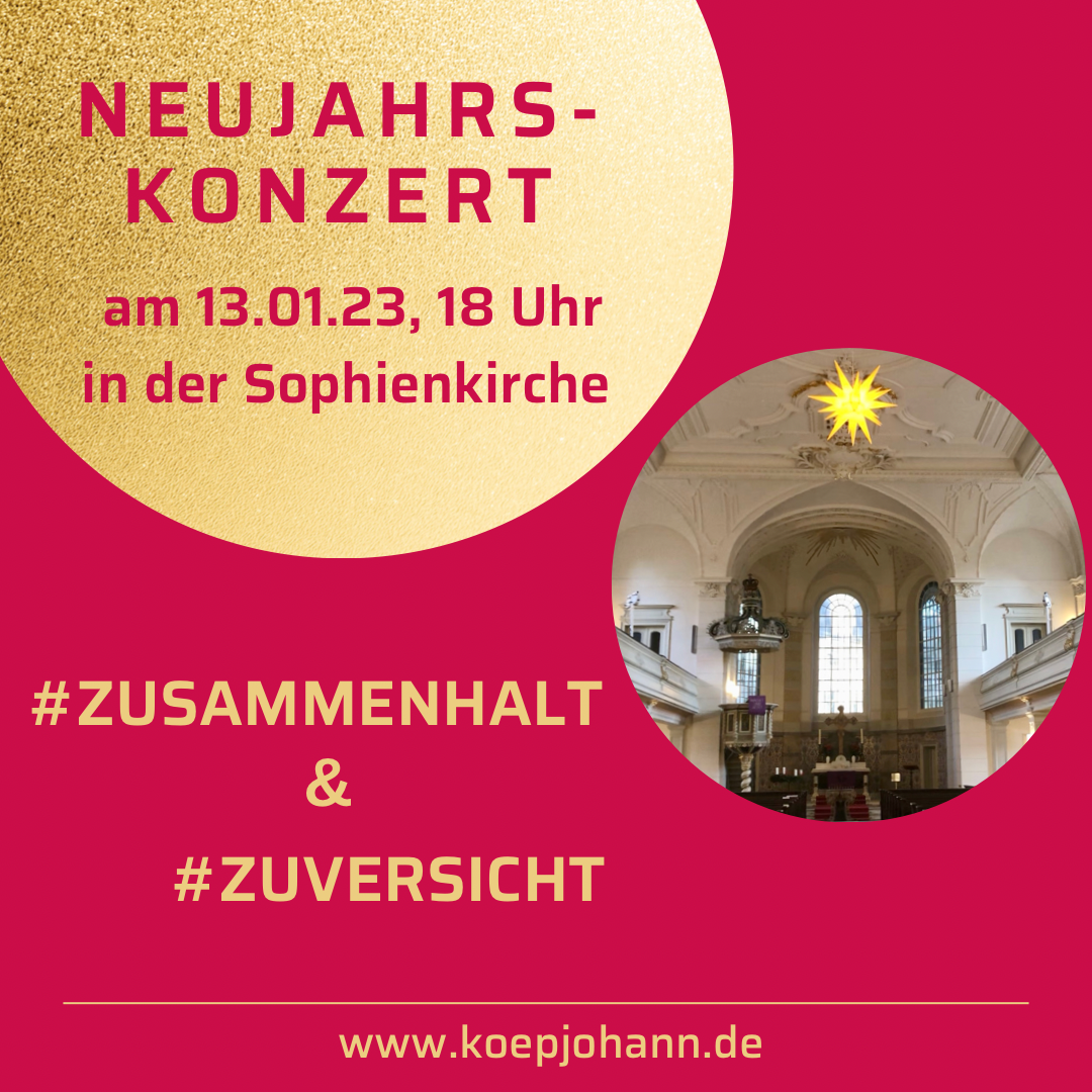 Neujahrskonzert in der Sophienkirche 