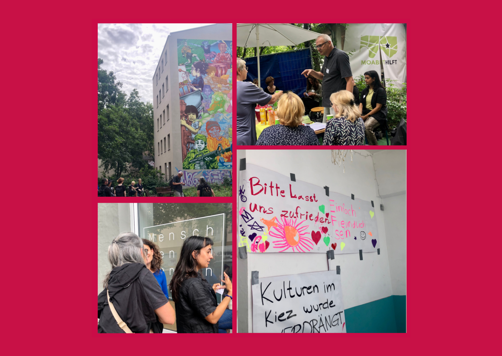 Beim Projektetreffen auf Tour