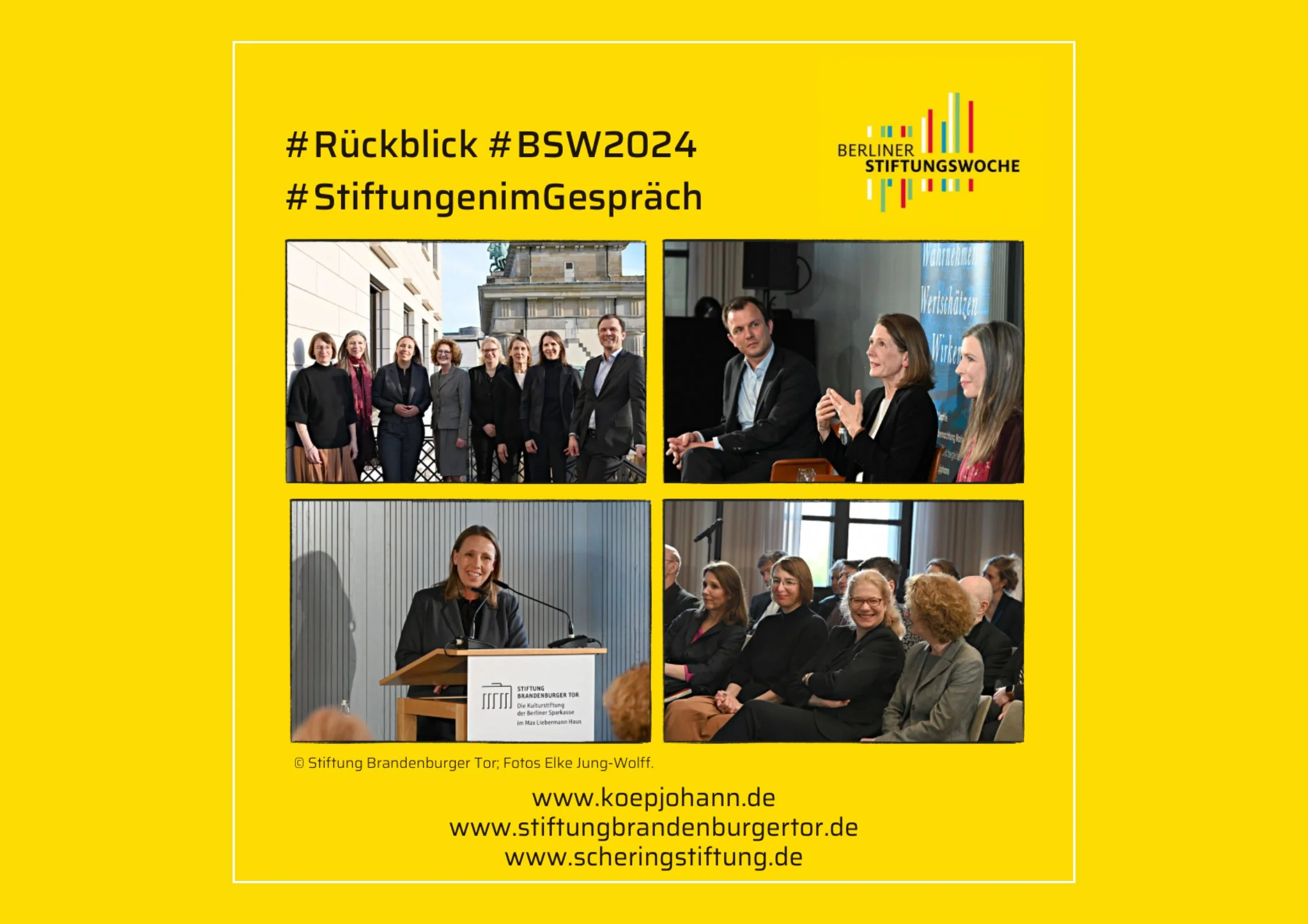 Podiumsdiskussion „Die Berliner Stiftungslandschaft - beständiger Dialog?!" 