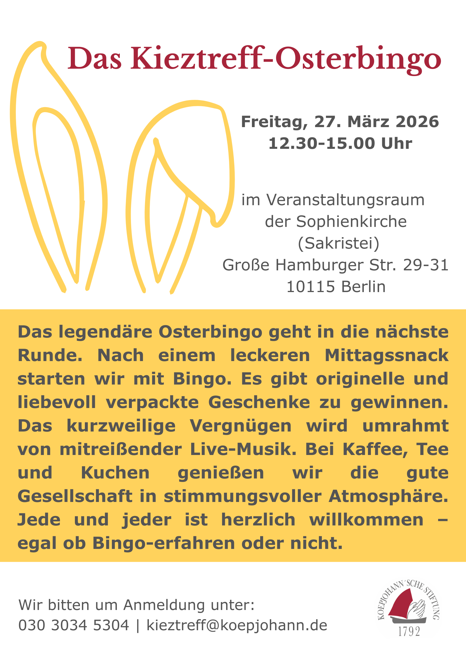 Kieztreff Oster-Bingo