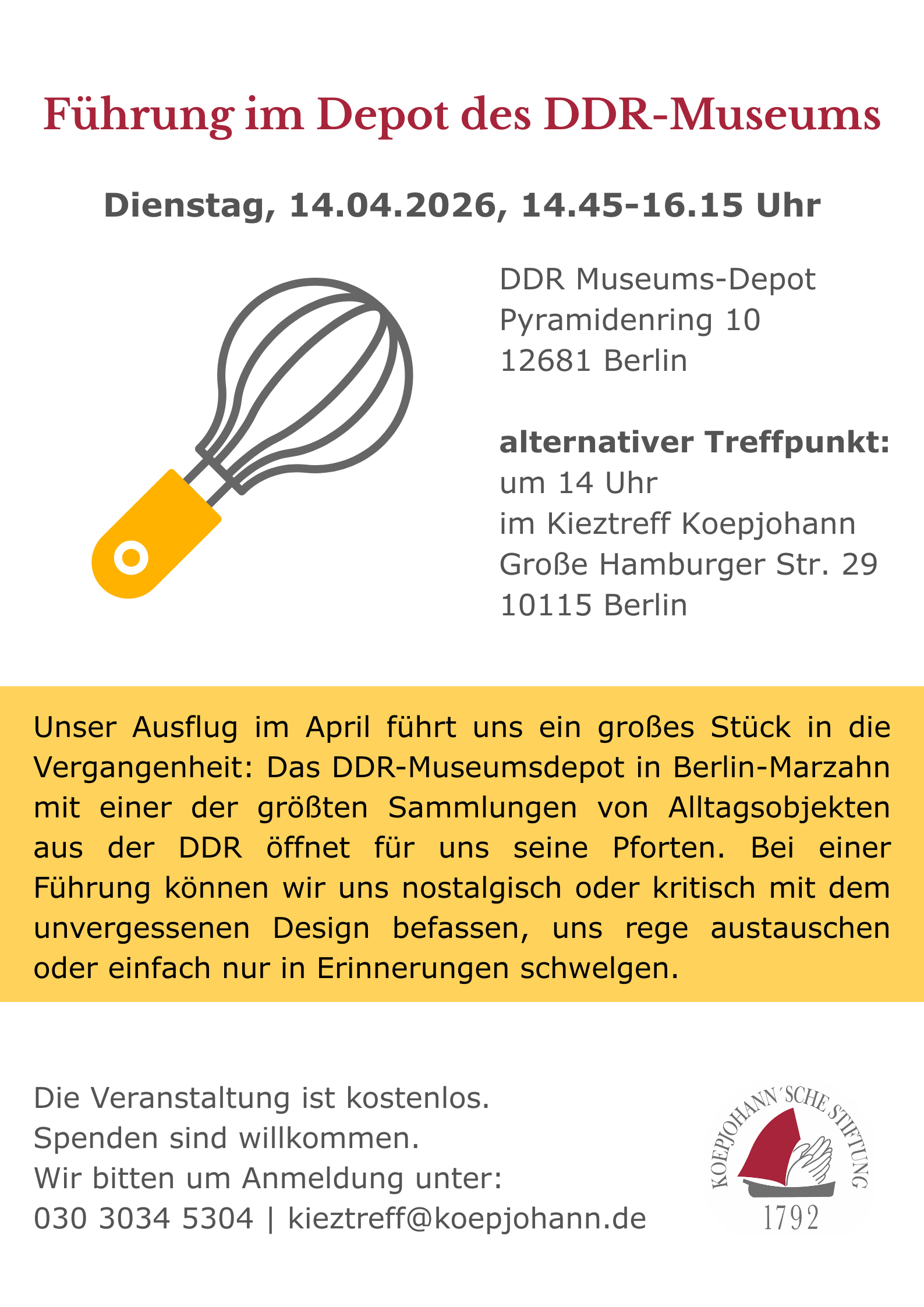 Führung im DDR Museums-Depot