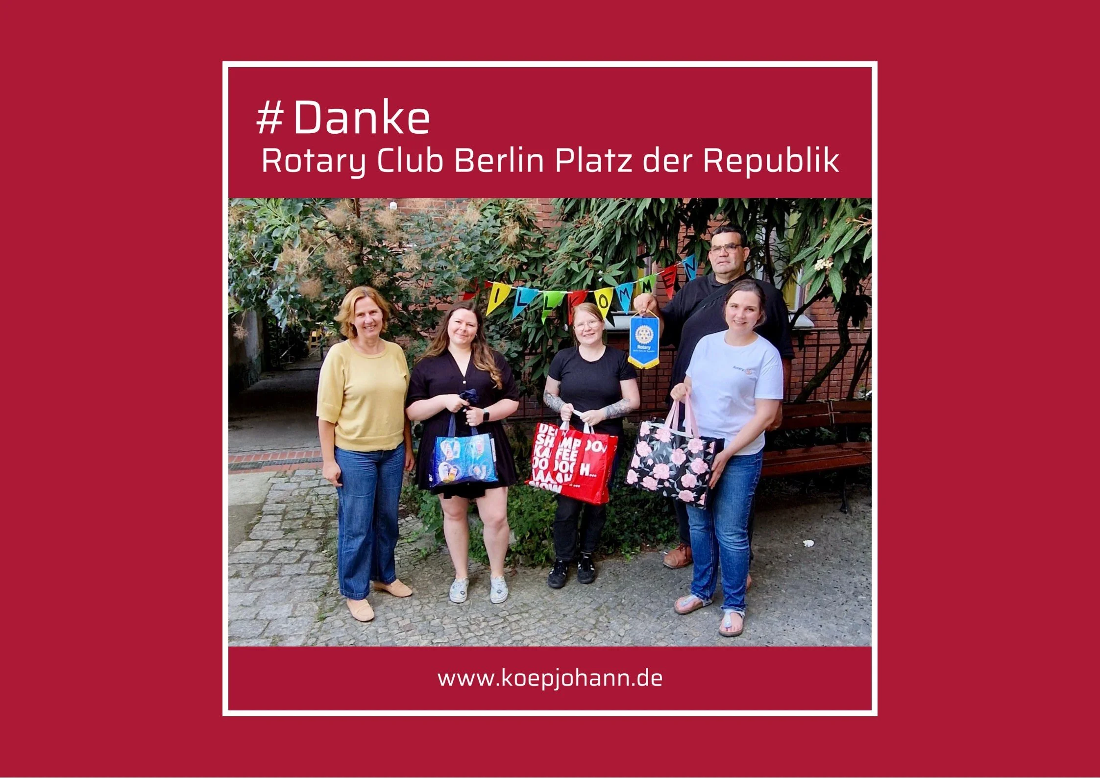 Große Freude in der Notübernachtung Marie 