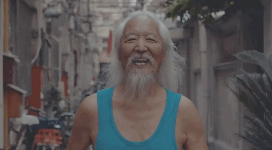 hair wave old man.gif