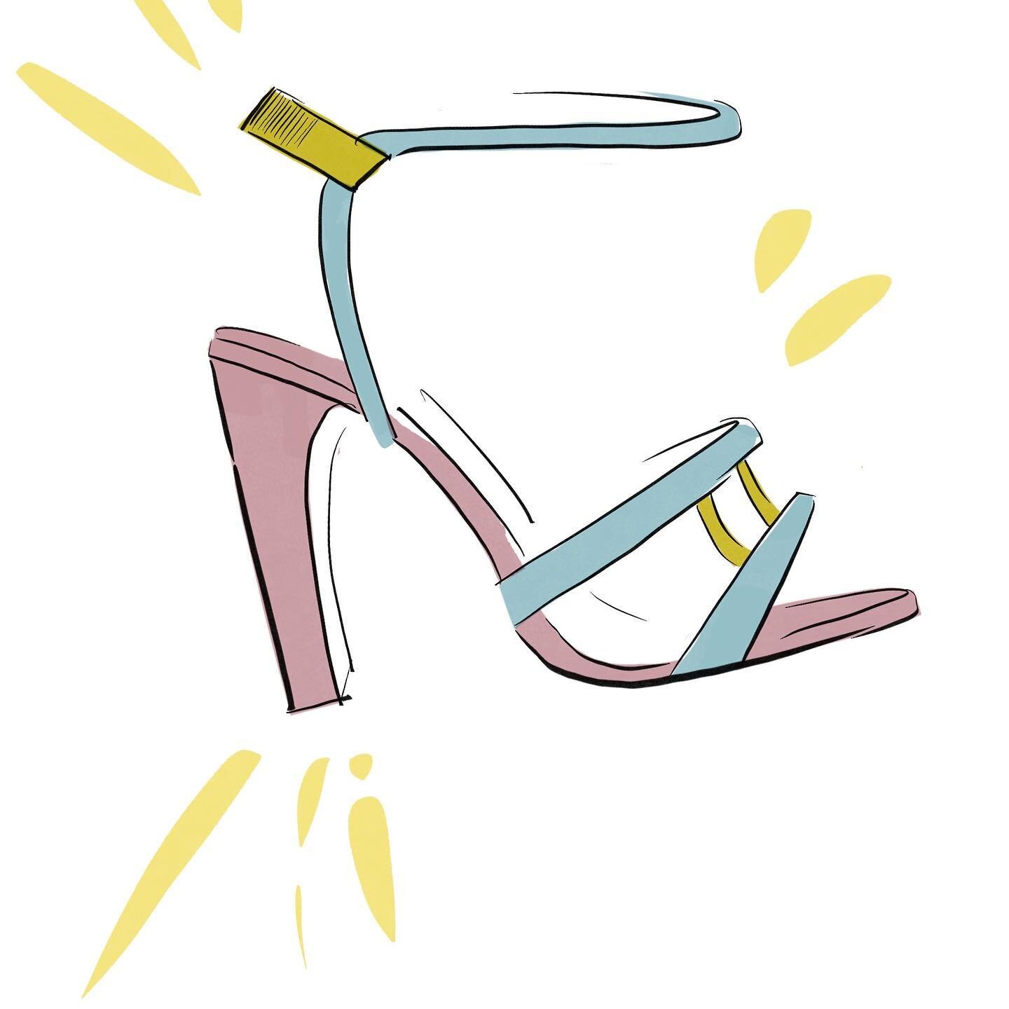 Summer heels #summer #design #shoedesign #footwear #footweardesign #designer #shoes #heels #shoedesigner #sketching #skteches #shoesketches #colors #fashion #illustration #ipadpro #procreate