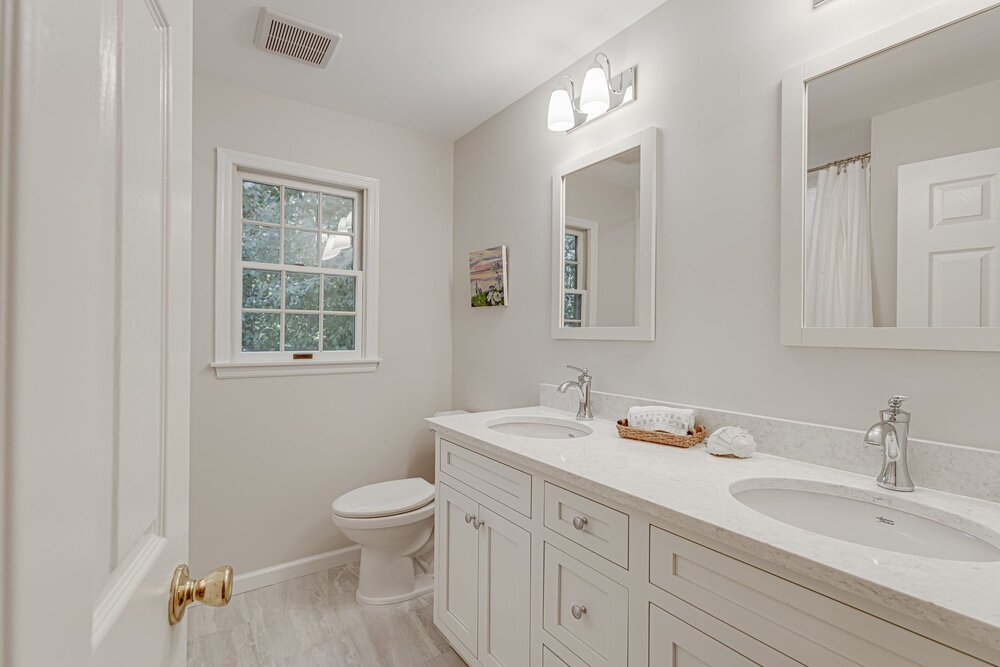 Newly updated hall bath, double vanity.jpg