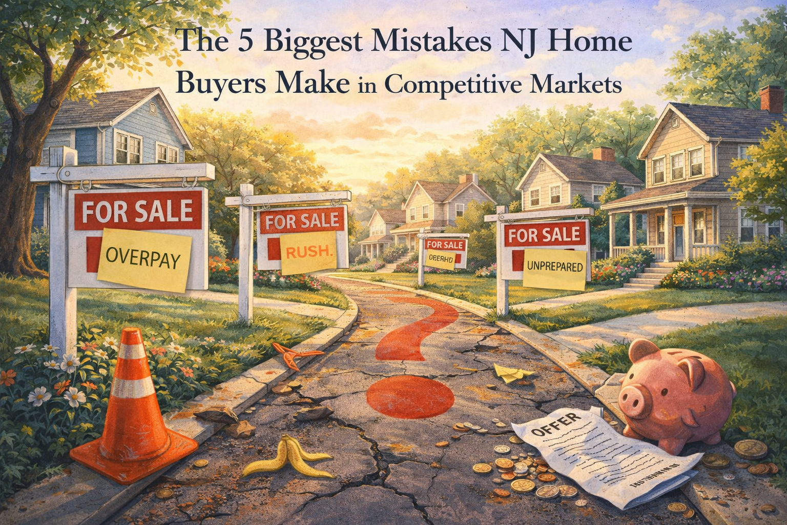 The 5 Biggest Mistakes NJ Home Buyers Make in Competitive Markets