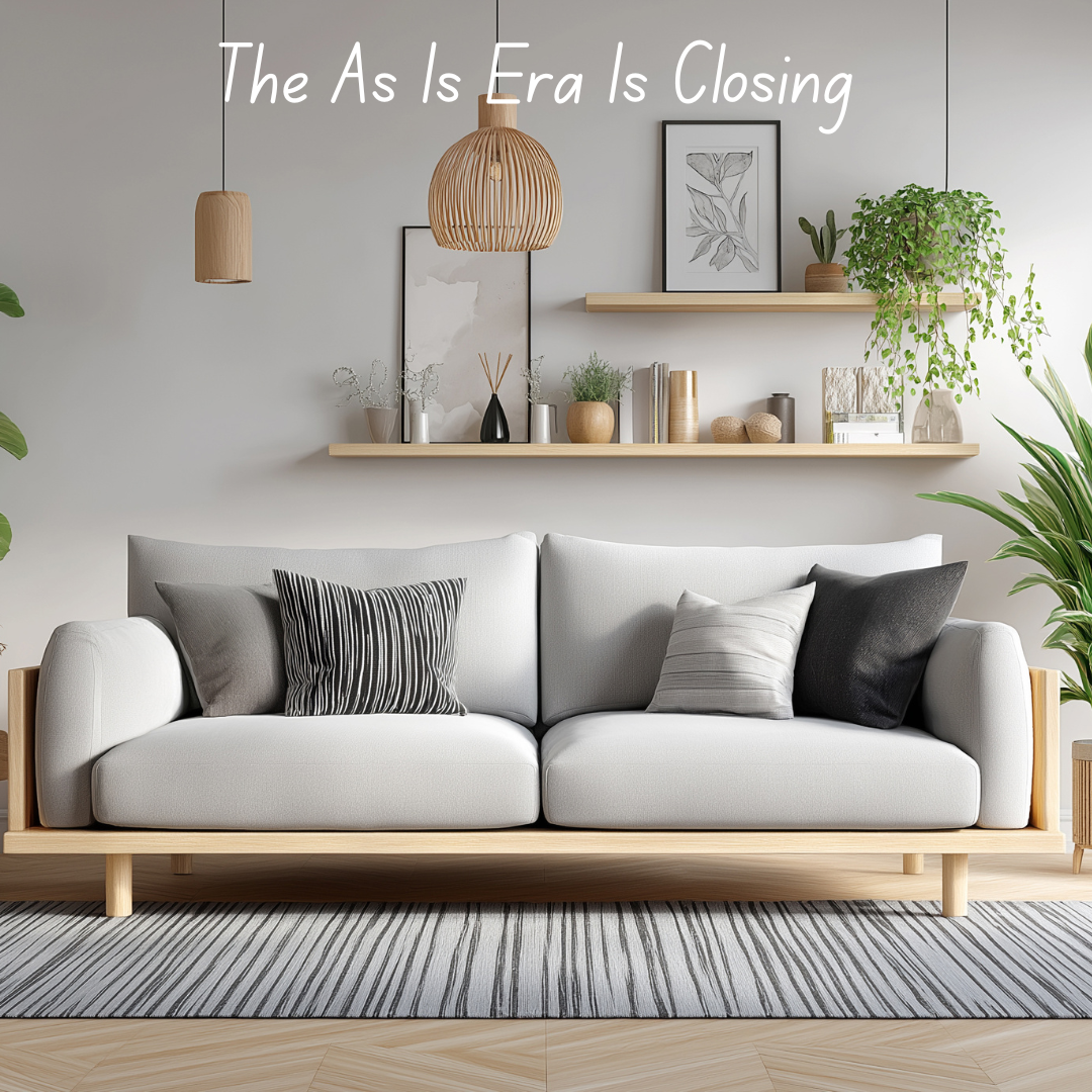 The As-Is Era is Closing