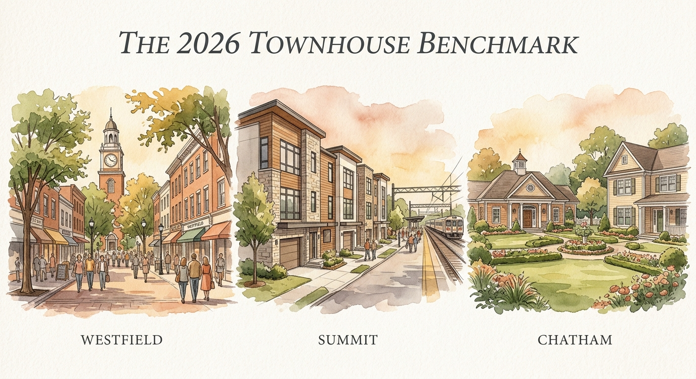 Westfield vs. Summit vs. Chatham: The 2026 Luxury Townhouse &amp; Downsizing Benchmark