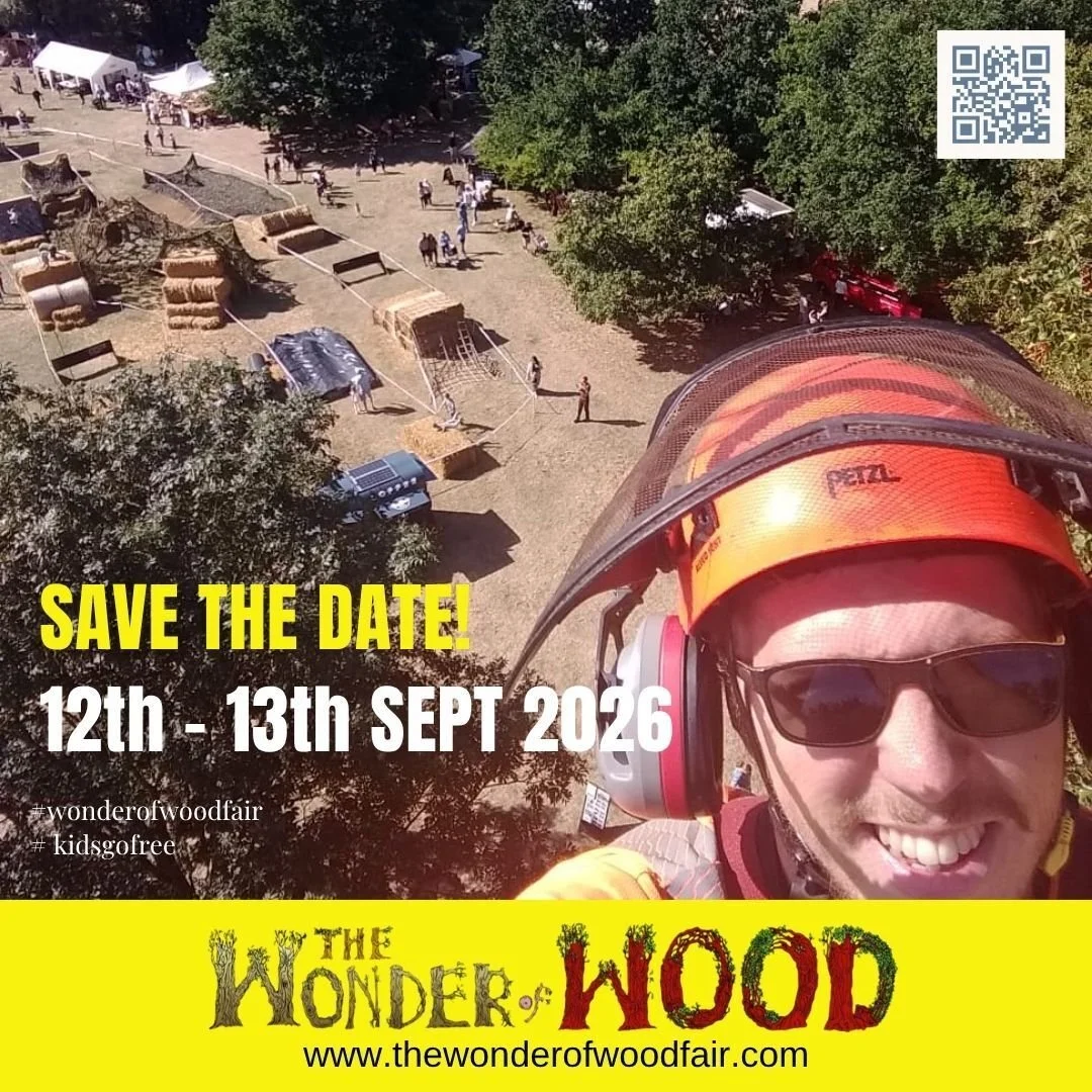 🌳 𝗦𝗮𝘃𝗲 𝘁𝗵𝗲 𝗗𝗮𝘁𝗲! 🌳
The Wonder of Wood Fair 2026 is back for a weekend of crafts, food, live music, outdoor fun and family activities.
Bring the children, bring your friends, bring the dog and enjoy a brilliant day out in the fresh air.

