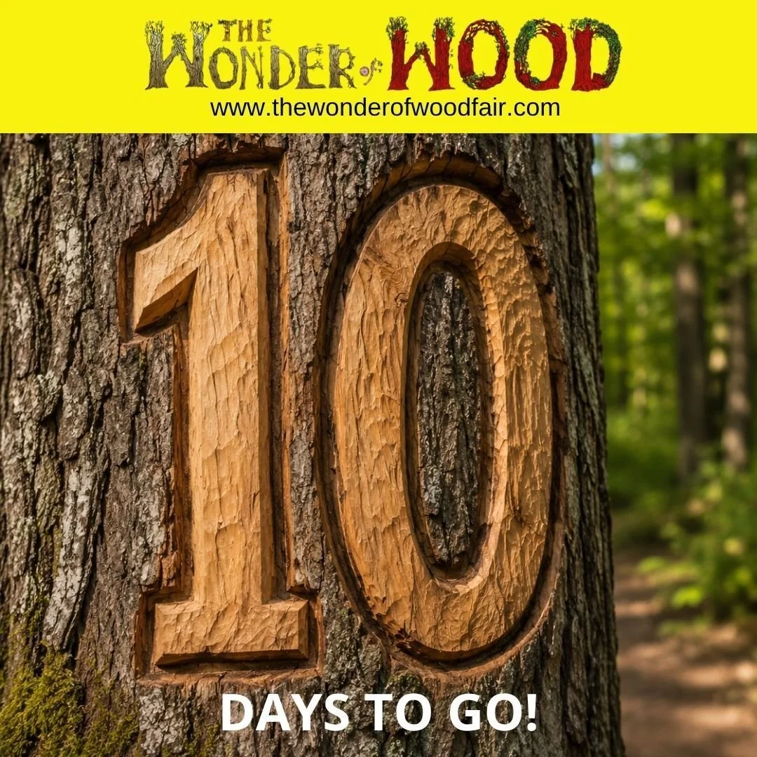 🌳 𝟭𝟬 𝗗𝗮𝘆𝘀 𝗧𝗼 𝗚𝗼! 🌳
Not long now until The Wonder of Wood Fair 2026!

Get ready for a wonderful weekend of woodcraft, live music, food, family activities, outdoor fun, demonstrations, craft stalls and plenty to discover.
Whether you&rsquo;