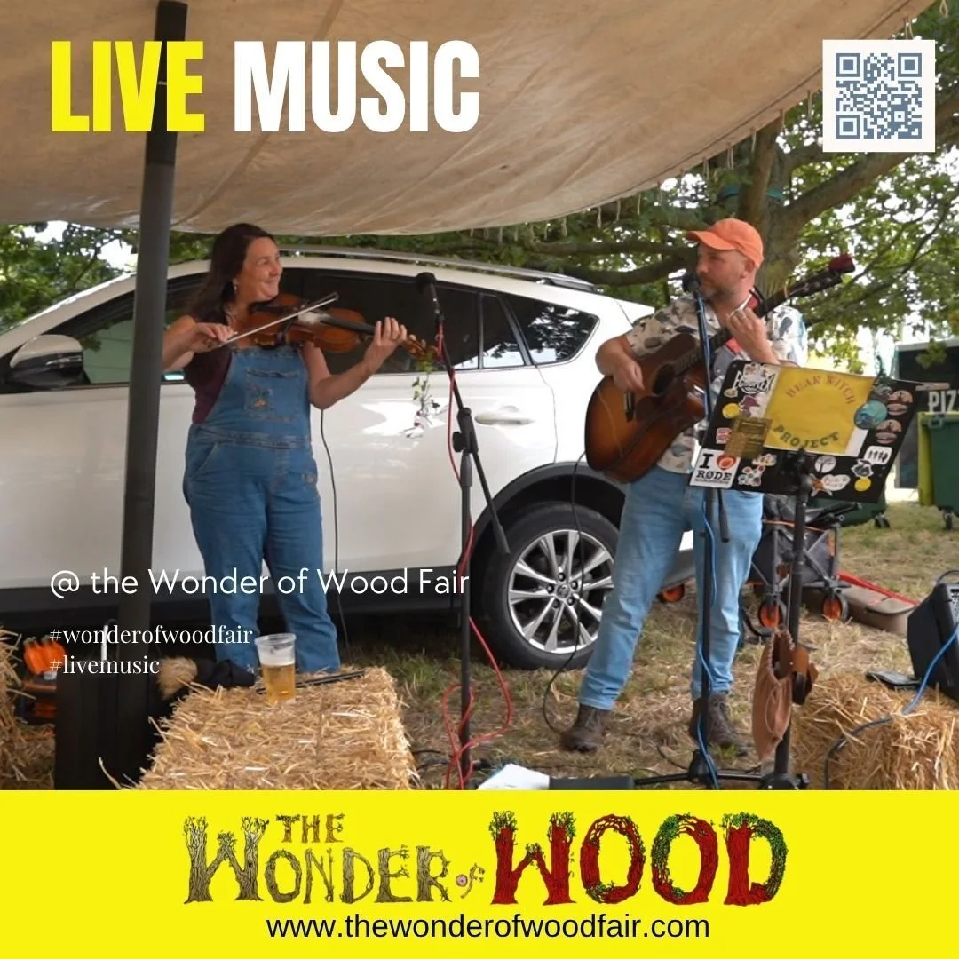 🎵 𝗘𝗻𝗷𝗼𝘆 𝗟𝗶𝘃𝗲 𝗠𝘂𝘀𝗶𝗰 𝗮𝘁 𝗧𝗵𝗲 𝗪𝗼𝗻𝗱𝗲𝗿 𝗼𝗳 𝗪𝗼𝗼𝗱 𝗙𝗮𝗶𝗿! 🎵

The Wonder of Wood Fair is back for 2026, and there&rsquo;ll be more than just amazing woodcraft to enjoy.
Come along for a wonderful weekend of live music, hands-