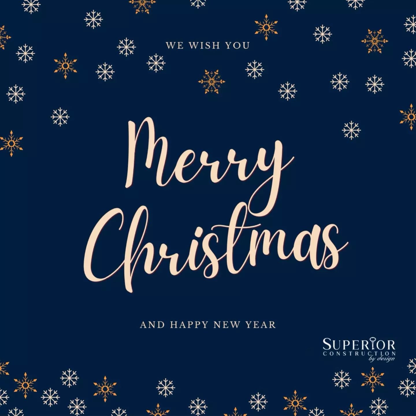 Merry Christmas from the Superior Construction family to yours! Have a blessed and joy filled season!