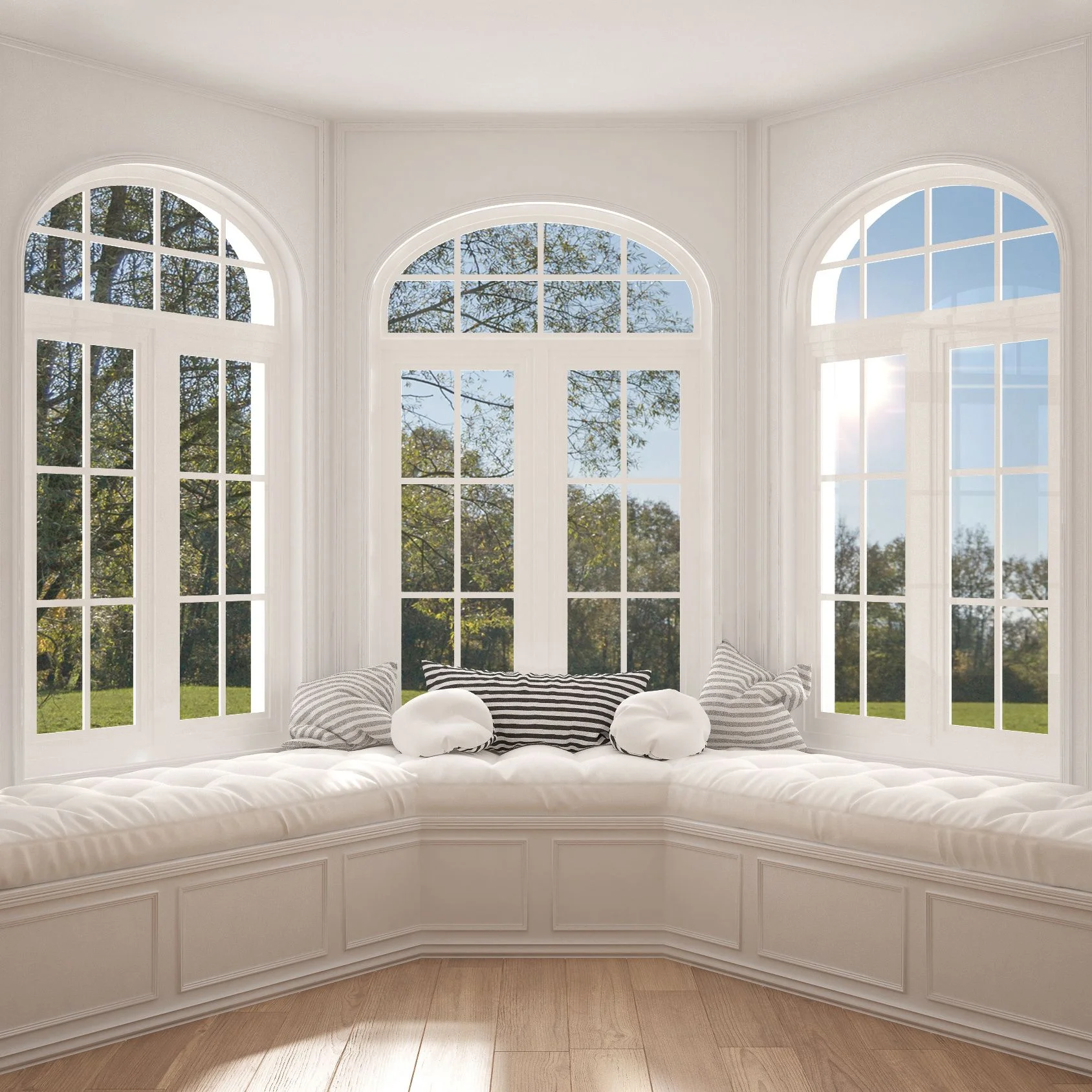 Bay windows, Bow windows, enlargements, and more