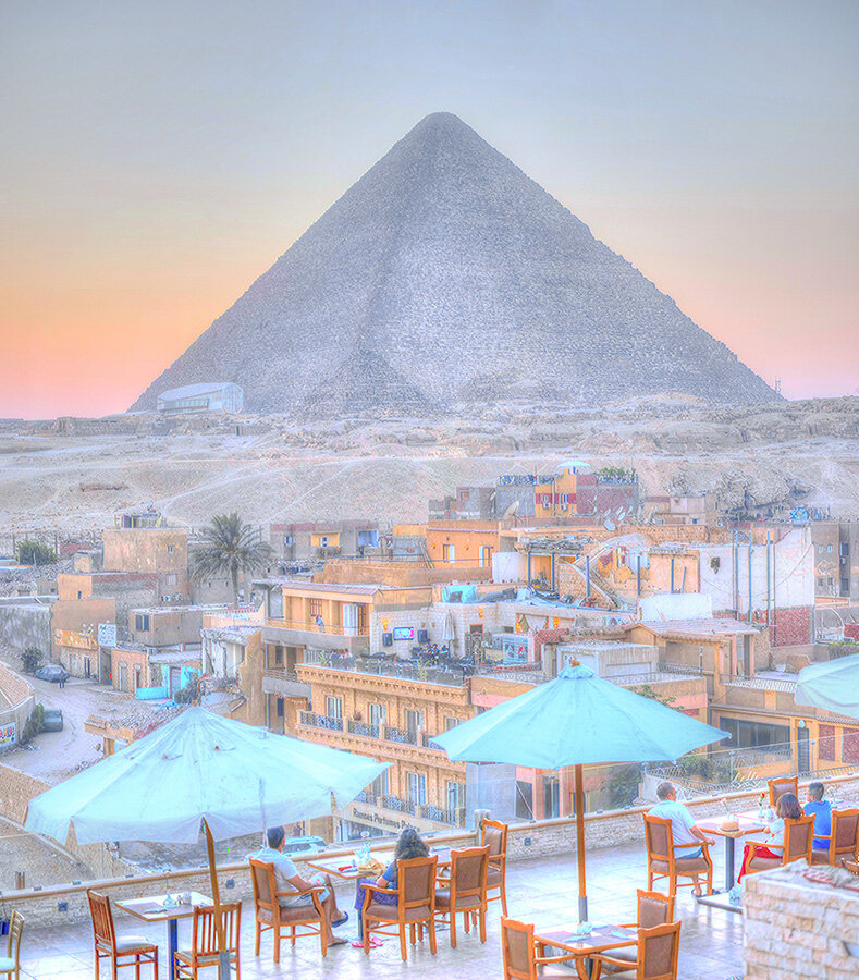 Blue Pyramids