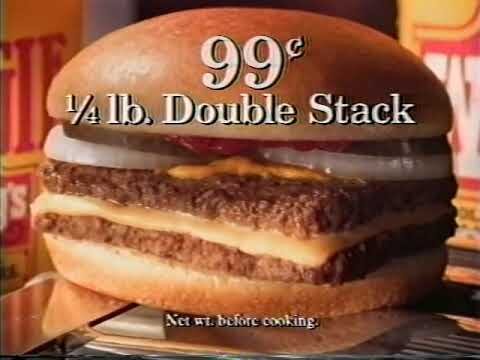 "Wendy's Double CheeseBurger" Commercial '93
