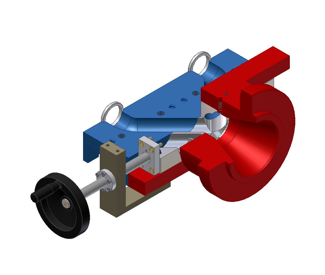 Eprotec pompa di fusione per l'estrusione di fogli di plastica (pompa ad ingranaggi di estrusione) divisore di flusso 2-1 per la produzione di profili per finestre EPDM con morsetto a C per estrusore di gomma. 