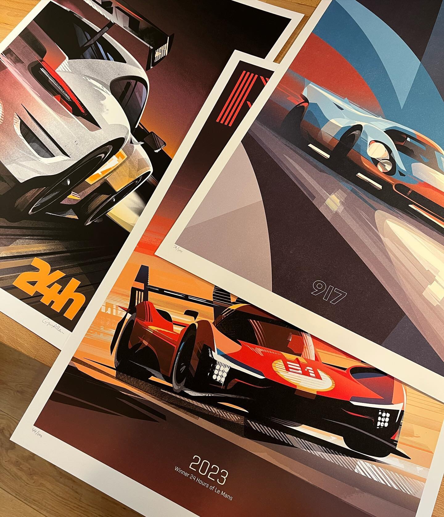 Definite Le Mans theme to this print order.
.
#prints #lemans #porsche #ferrari #911rsr #porsche917 #illustration #cars #motorsport #artwork