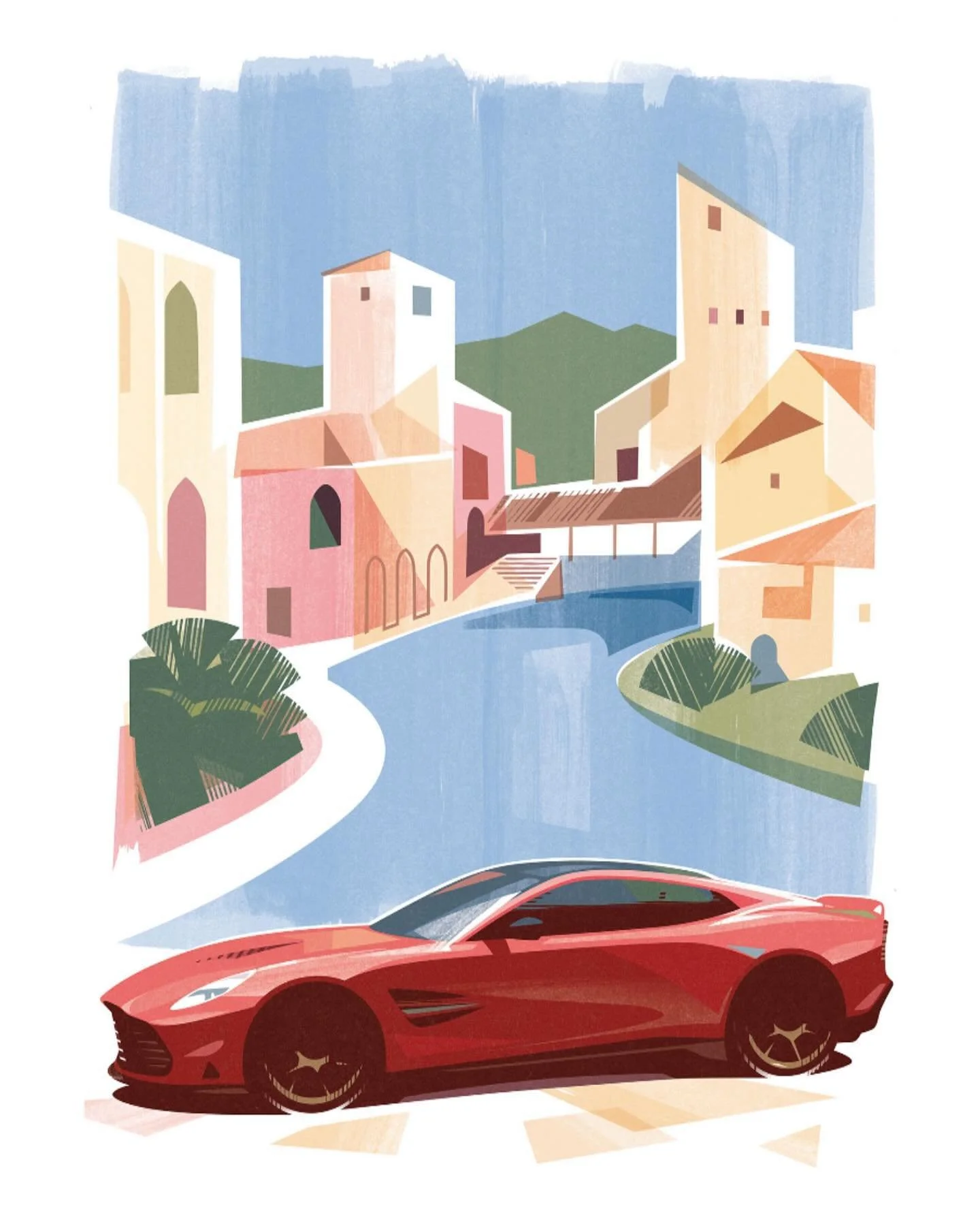 Recent piece for Aston Martin, for the launch of the Vanquish.
.
#astonmartin #vanquish #illustration #print