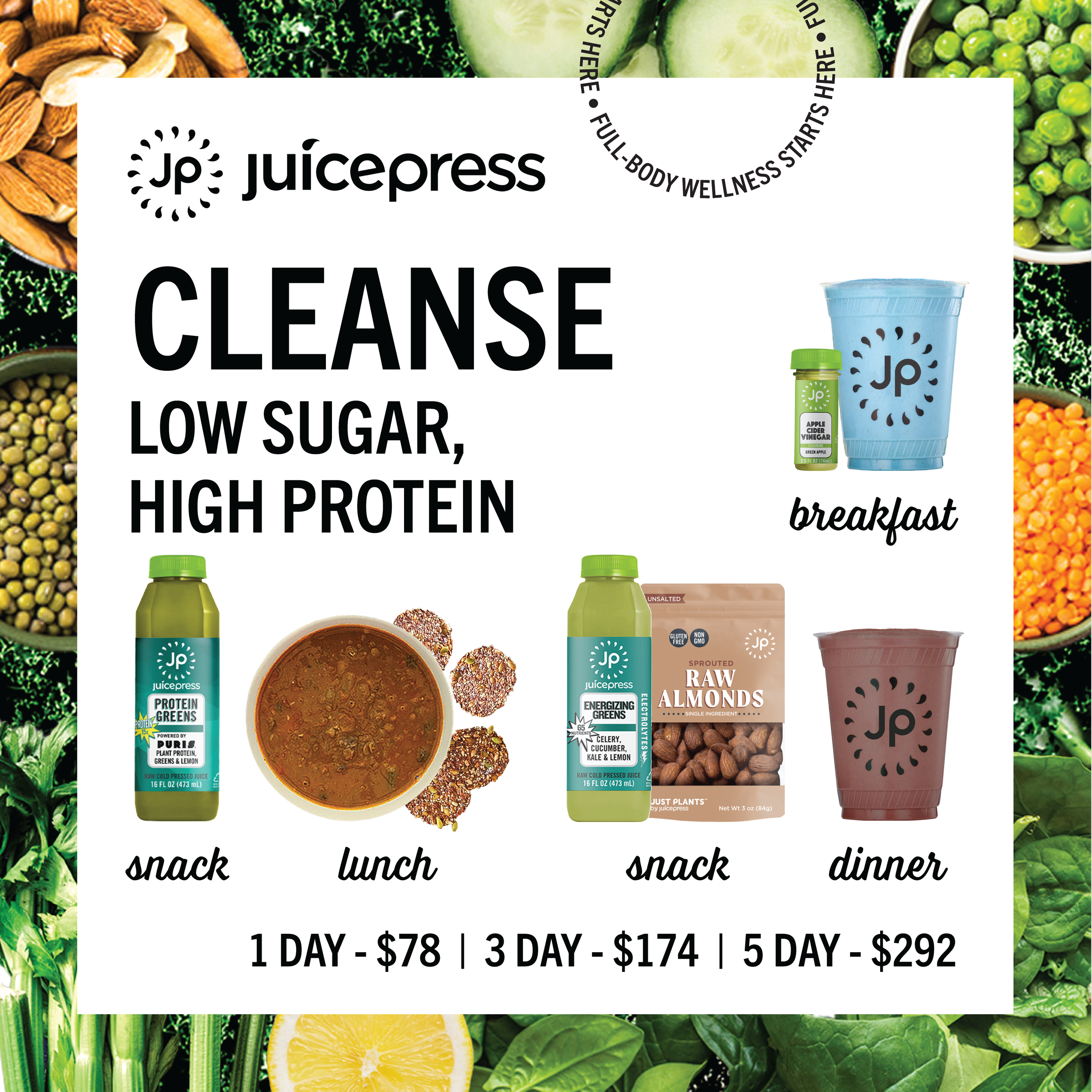 2024 JP Cleanses - Low Sugar High Protein_Instagram 01.png