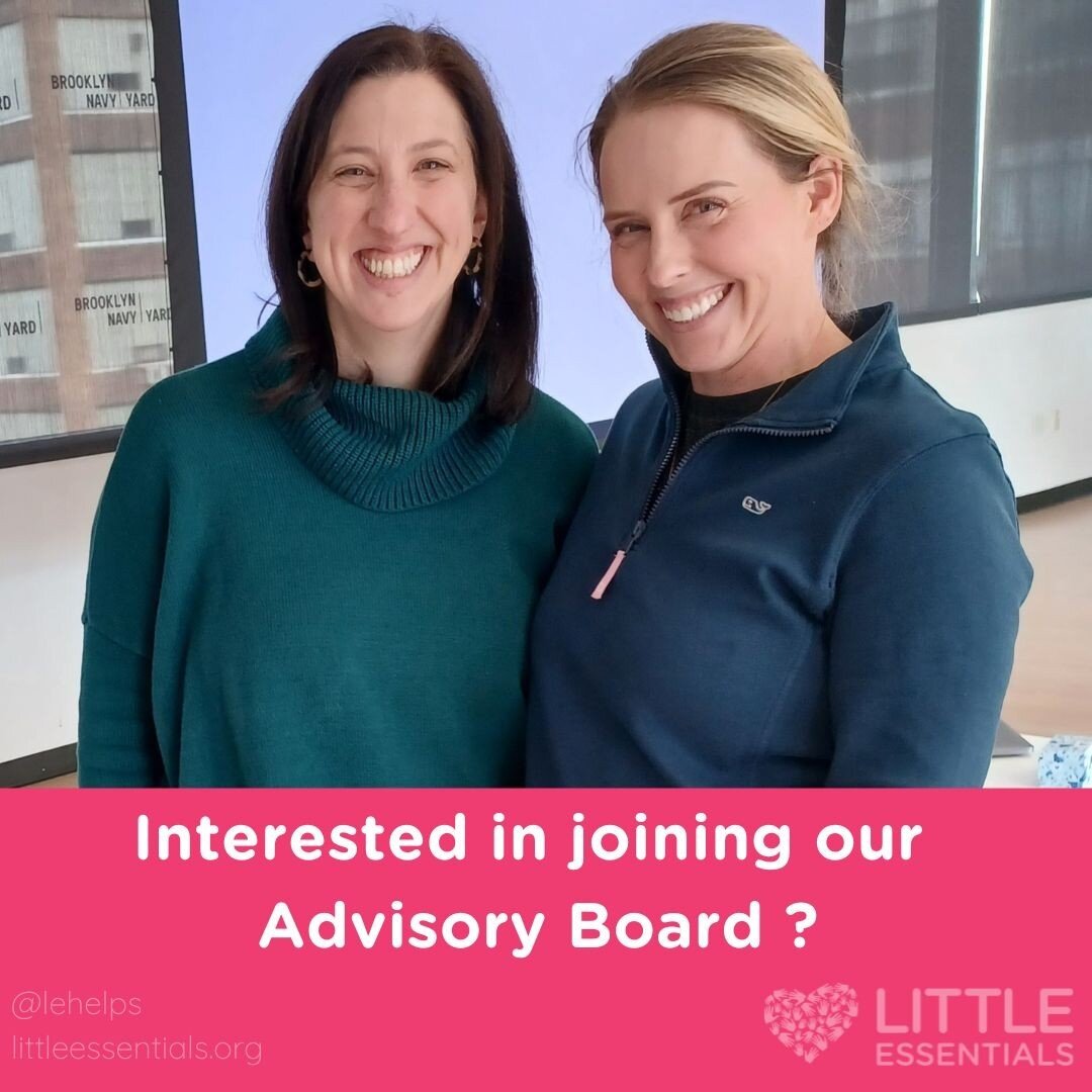 We are looking to expand our Advisory Board in 2024!⁠
⁠
The Little Essentials advisory board brings deep expertise and commitment to helping New York City families in crisis. We are advertising executives, nonprofit managers, lawyers, policy director