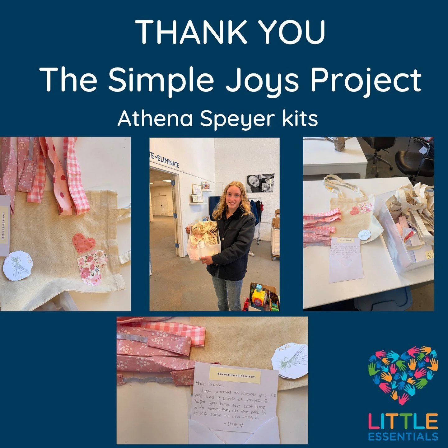 ✨ Spreading simple joys, one handmade creation at a time ✨⁠
⁠
The Simple Joys Project is a NYC student run organization dedicated to empowering youth to create impact within their communities through creativity and kindness. 💛⁠
⁠
A huge thank you to