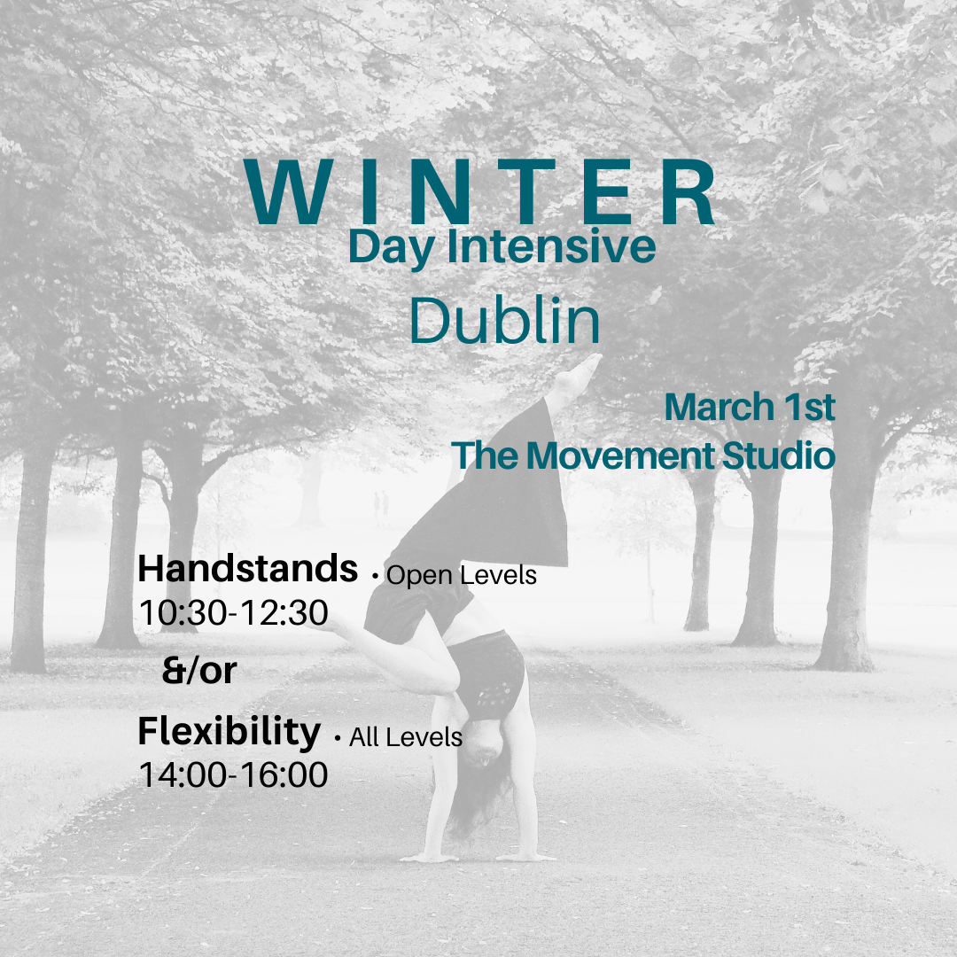 Dublin WINTER Day Intensive · Handstands &/or Flexibility