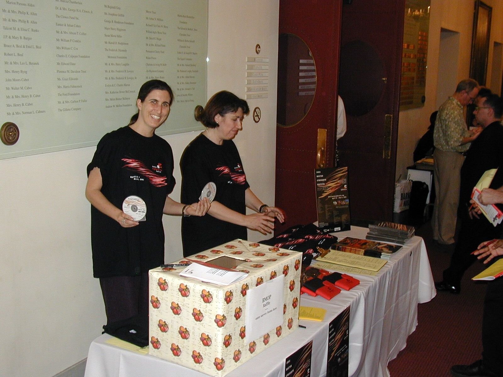 Volunteers at Symphony Hall