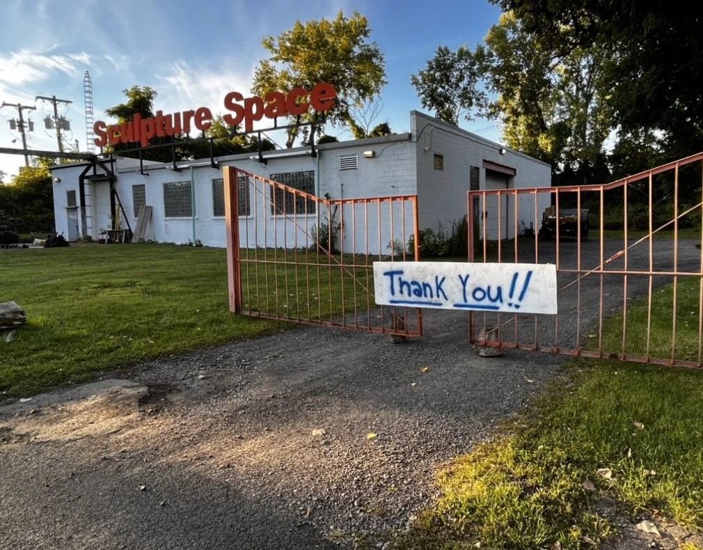 Front of building post vandalism
