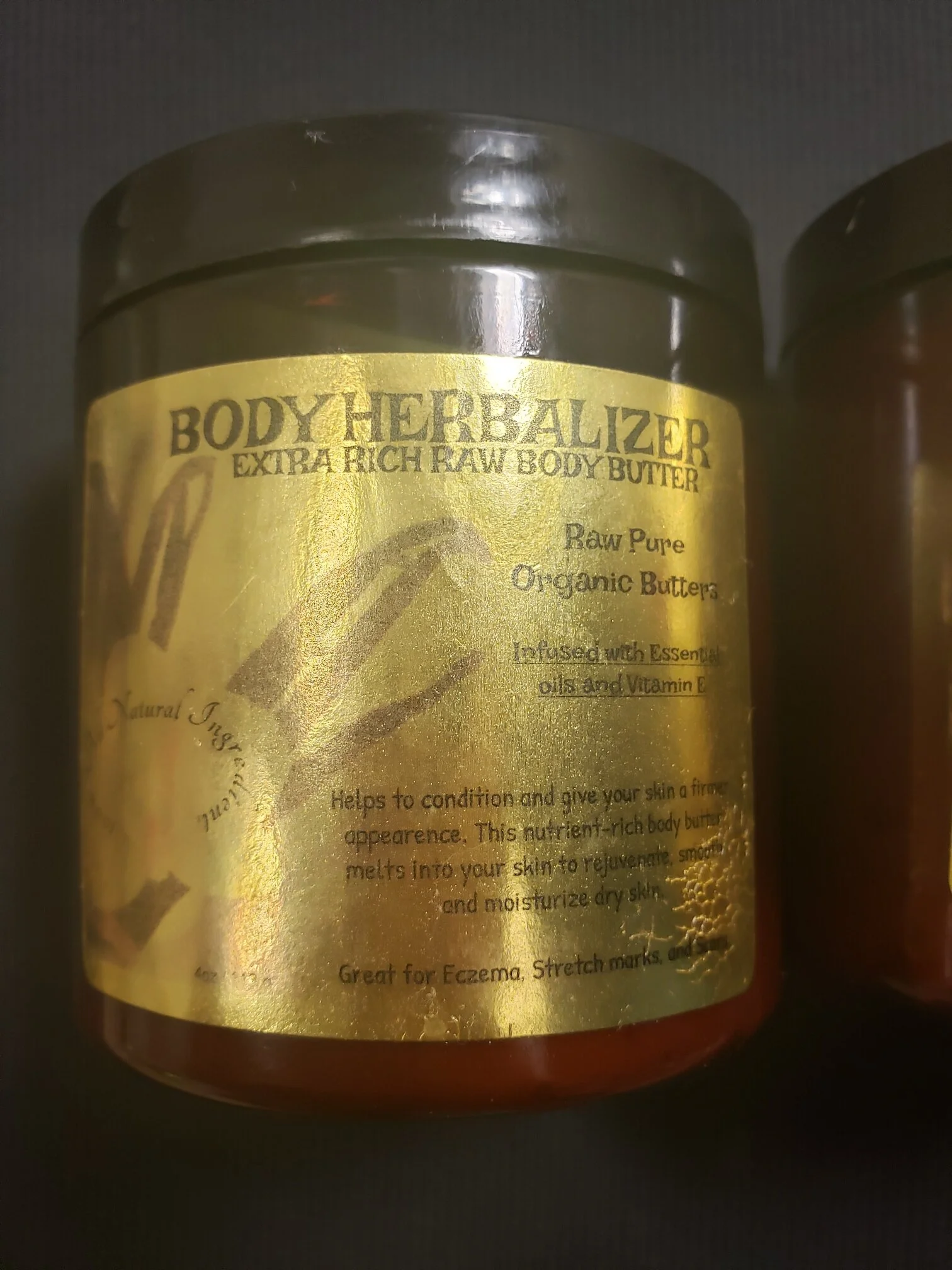 RAW PURE ORGANIC BODY BUTTER (UNREFINED) WHITE (8 oz)