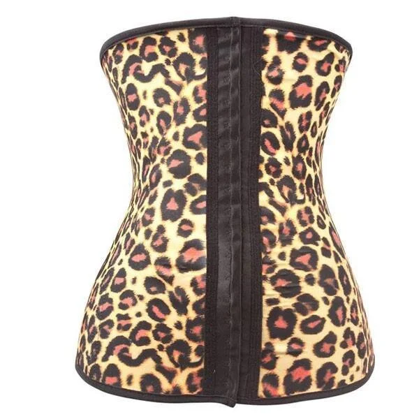 Sport Latex Waist Clincher Leopard Fajas Shape wear Corset ( More colors)
