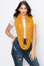 BH Net Knit Infinity Scarf