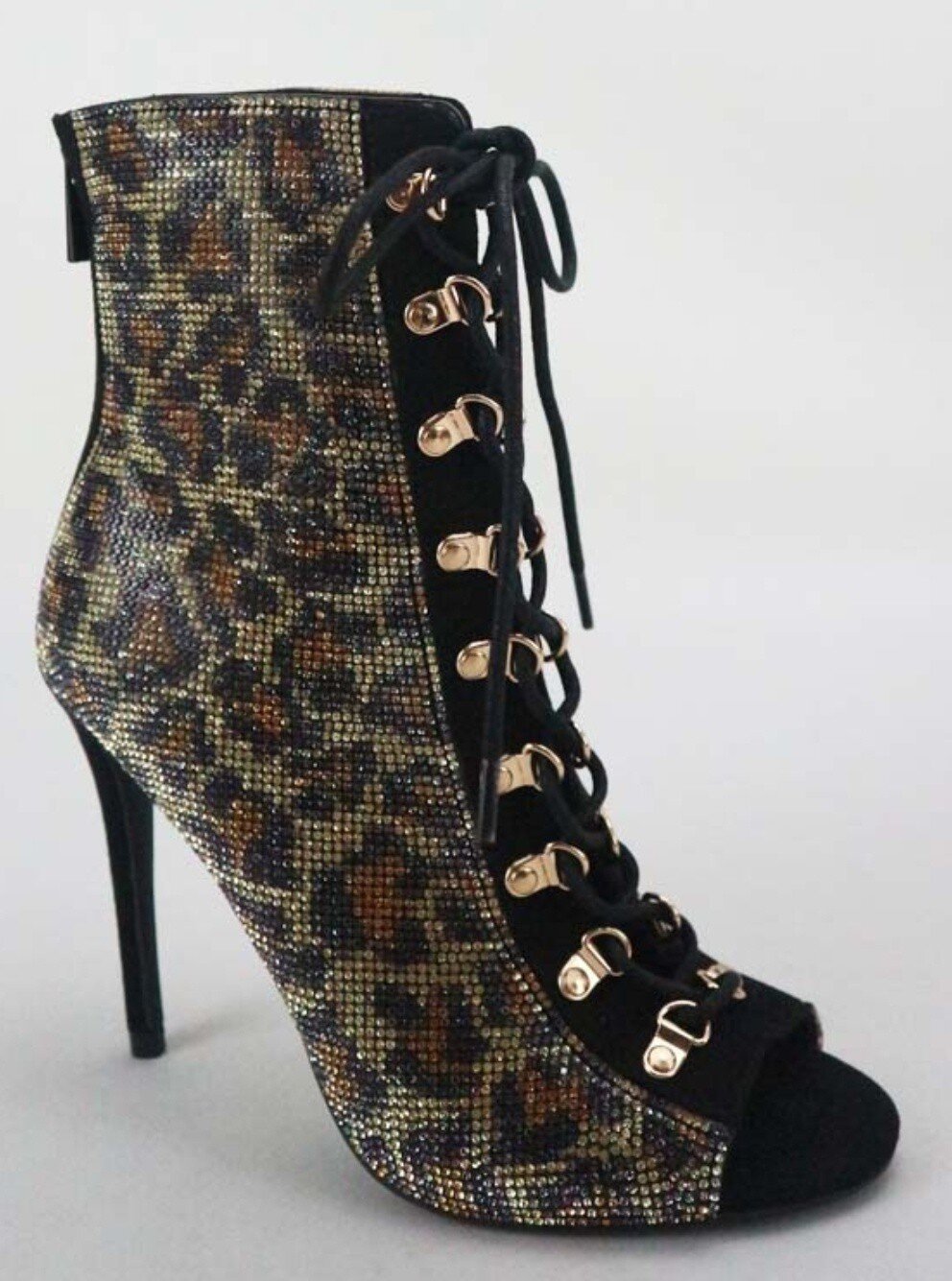 Dominique- 45 Leopard Bootie
