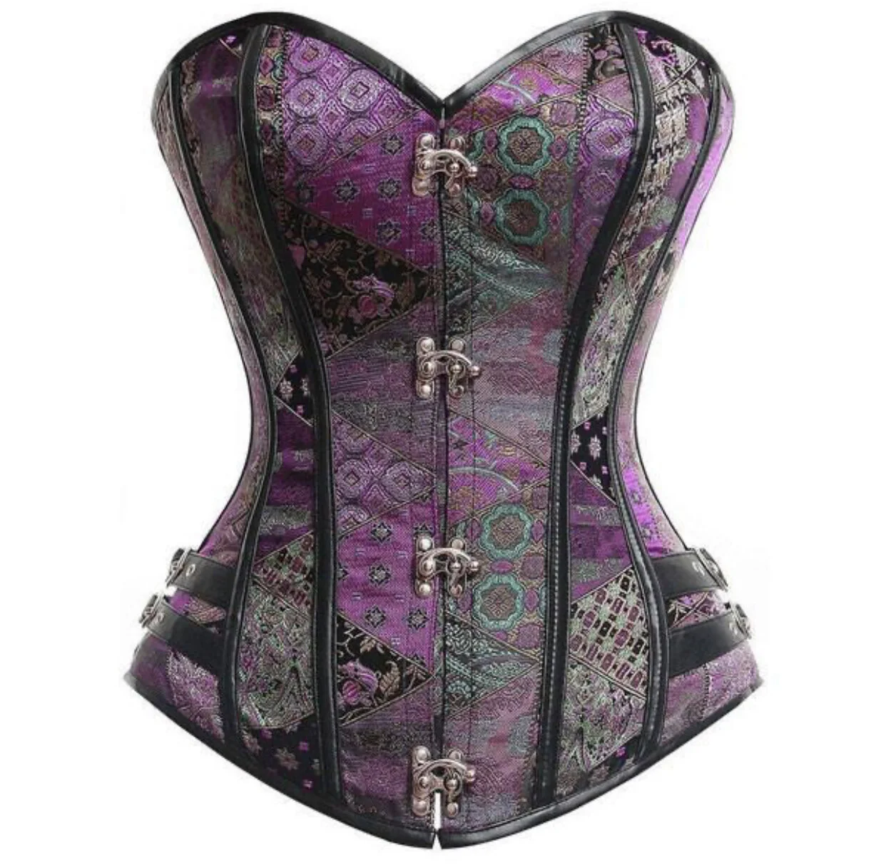 Gothic Punk’d Steel Boned Body Overbust Corset