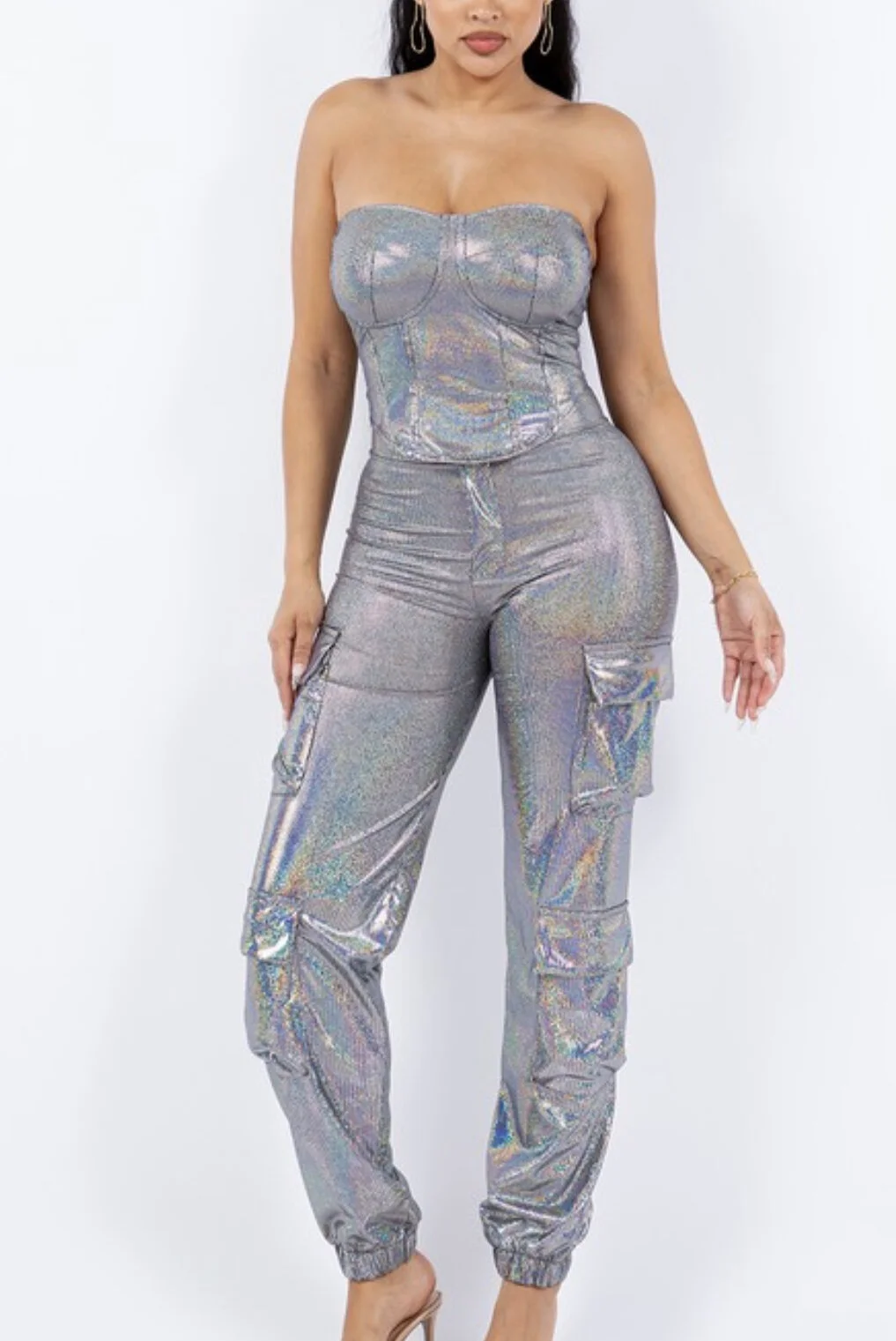 SparkleFlex Cargo Chic Set