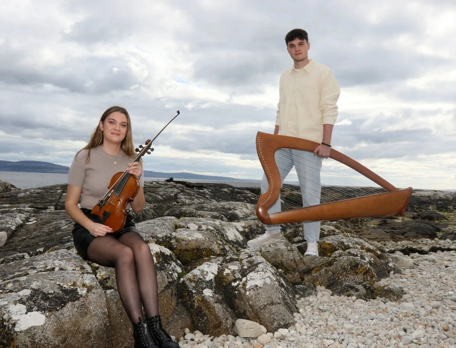 Séamus and Caoimhe Uí Fhlatharta