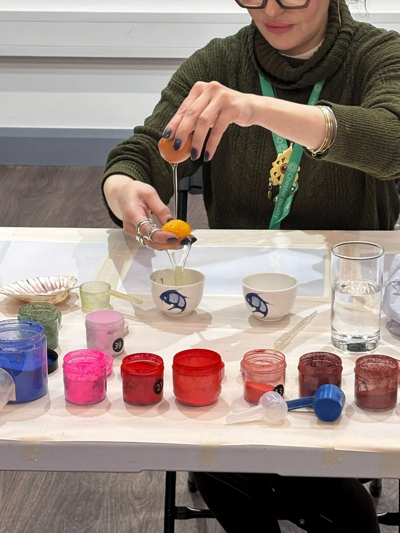 Pigment to Paint, Natural Color &amp; Egg Tempera Workshop: Roxana Manouchehri