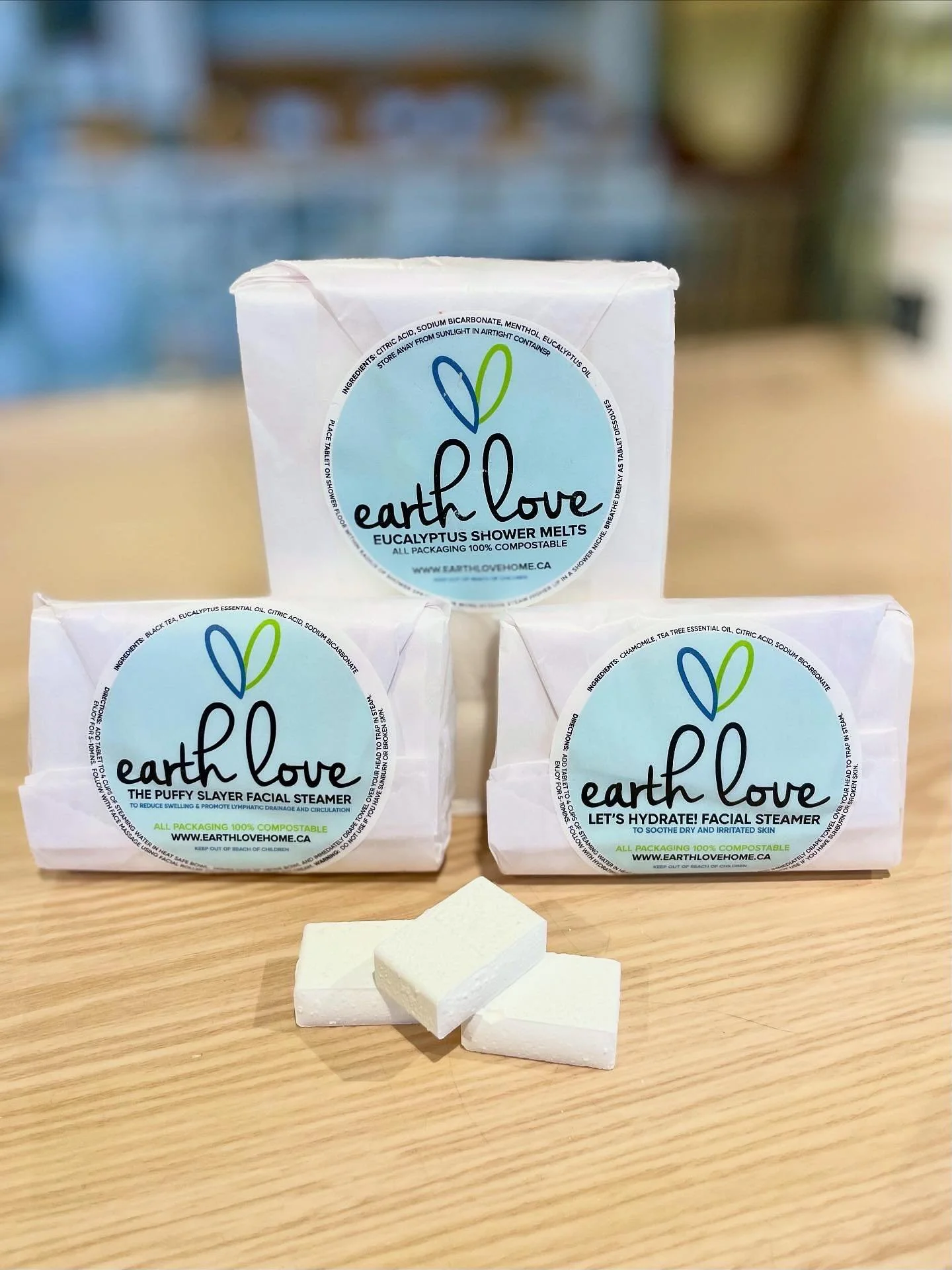 NEW VENDOR ALERT! ✨
This one is really exciting! Earth Love (such a great name) is based in Ontario, and their focus is to make all their products in easy-to-use, easy-to-store, and easy-to-transport tablet form. They package their products in compo