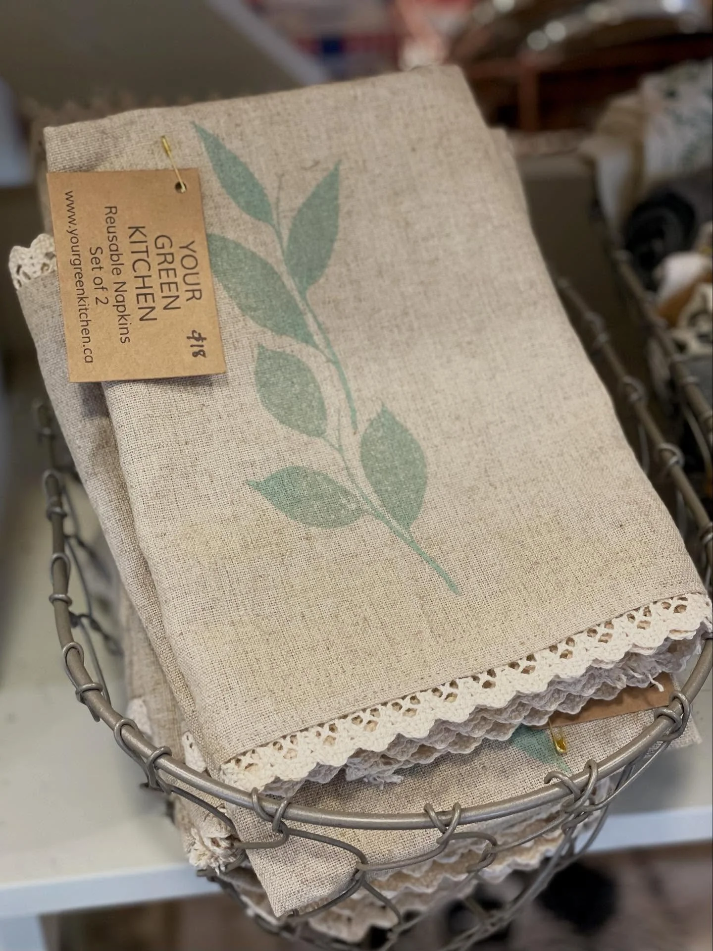 So many restocked and new items from @yourgreenkitchen! 🤩
We tried to show you as many as we could here… but this means you can only see part of the beautiful designs on some. It’s definitely worth checking them out in person to get th