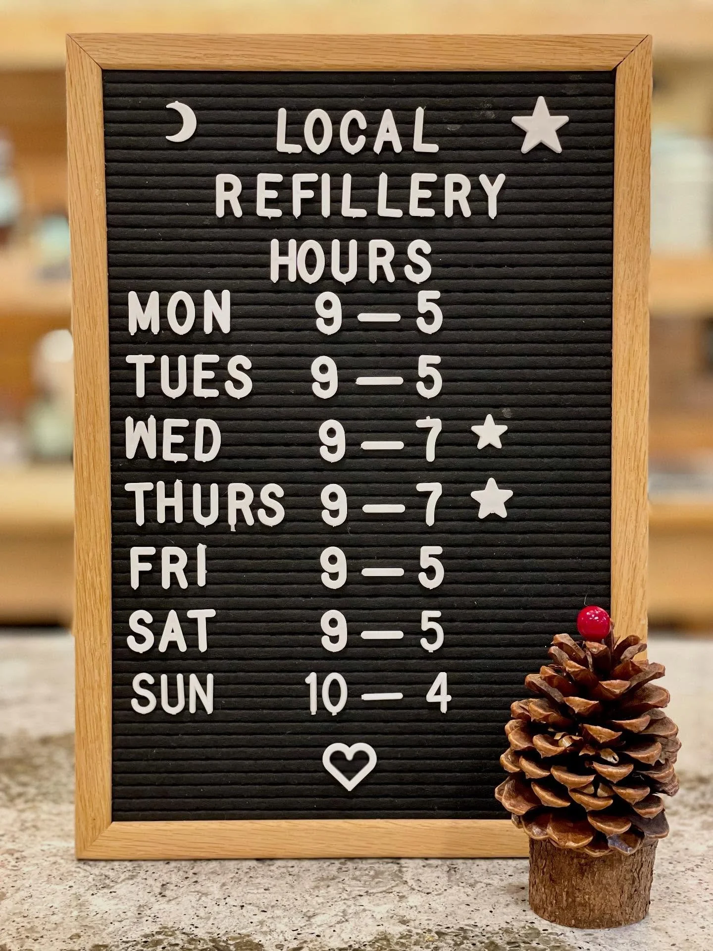 NEW HOURS! ✨

Starting next week and going until Christmas, we&rsquo;ll be open late on Wednesdays and Thursdays to help with all your holiday needs!🎄