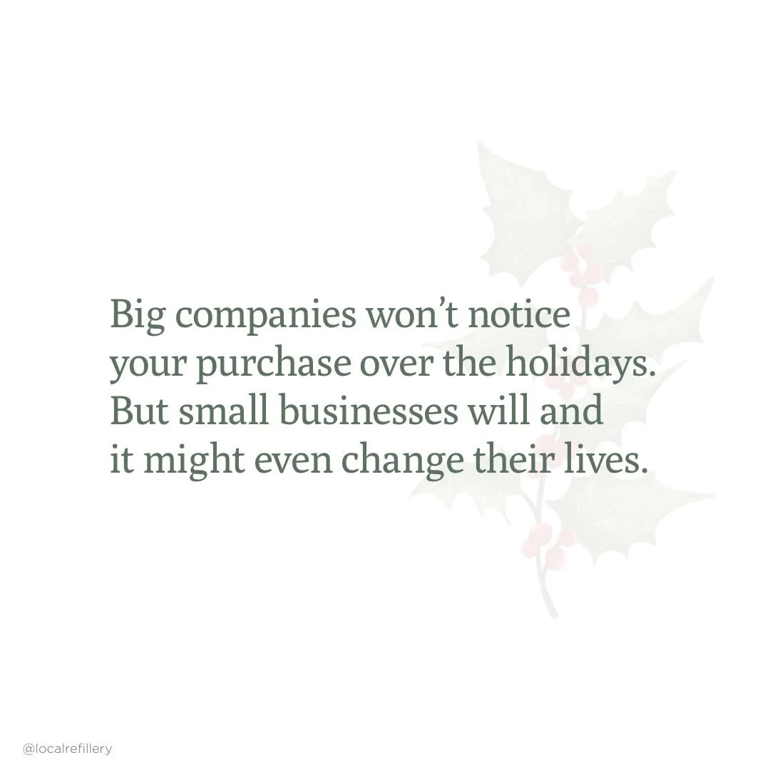 Just a little reminder as we meander into the Christmas season&hellip; we have a lot of wonderful little shops with beautiful offerings in this valley. 😊