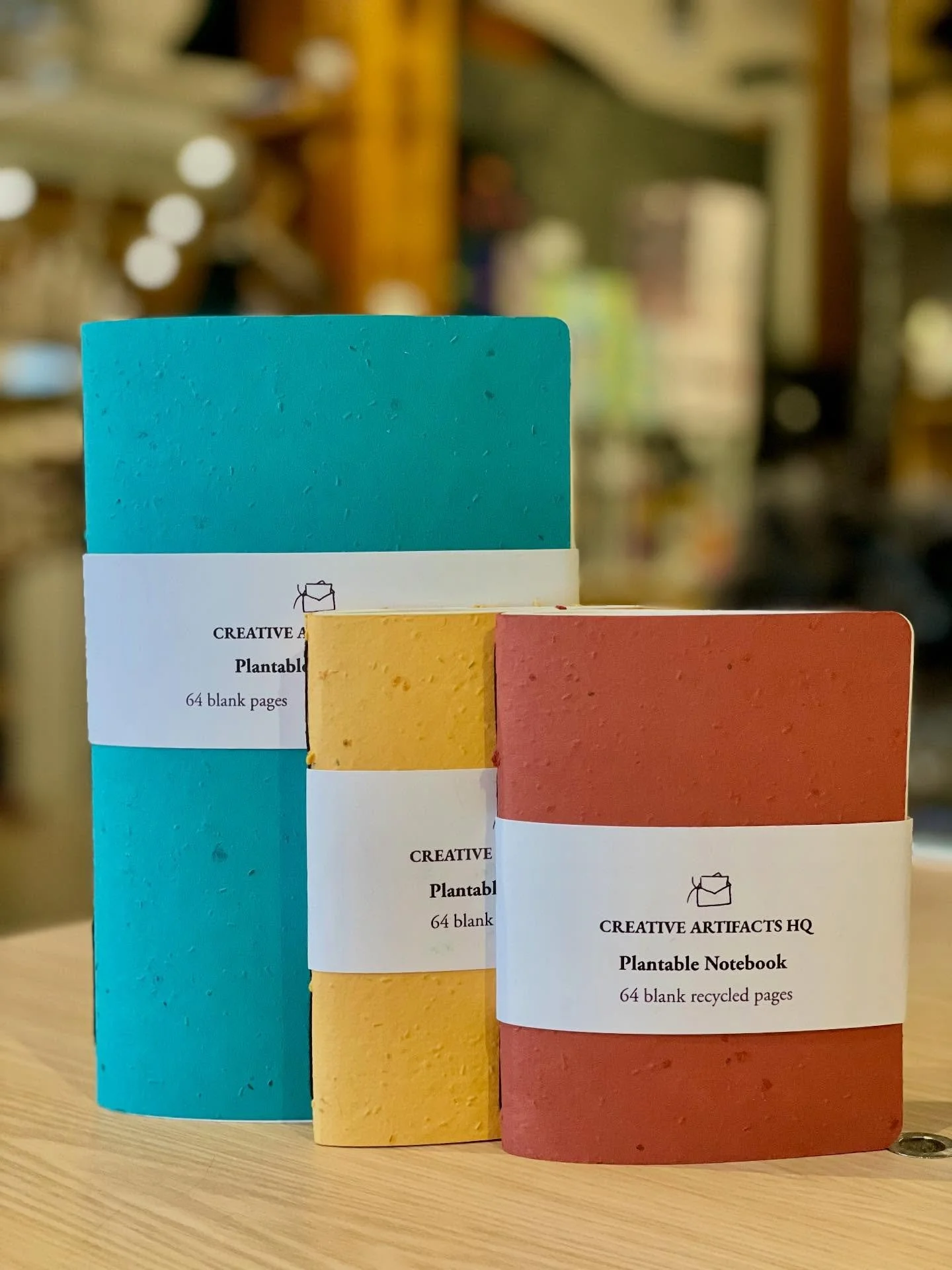 We&rsquo;re loving these NEW plantable notebooks from @creativeartifactshq! 

♻ Cotton rag paper is recycled from recuperated cotton textile offcuts from the local textile industry
🌸 Wildflower blends are considered non-invasive in North America by 