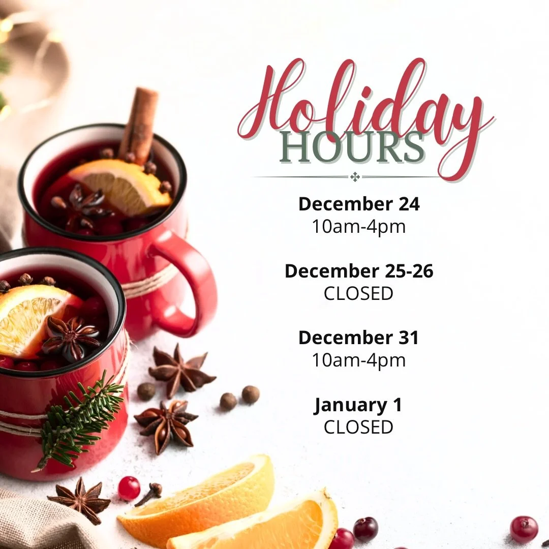 We&rsquo;ll be open every day until Christmas for all your planet-friendly needs, whether it&rsquo;s refillable cleaning supplies, bulk baking ingredients/spices, beautiful &amp; useful gifts, yummy treats, or any of the other great things we have in