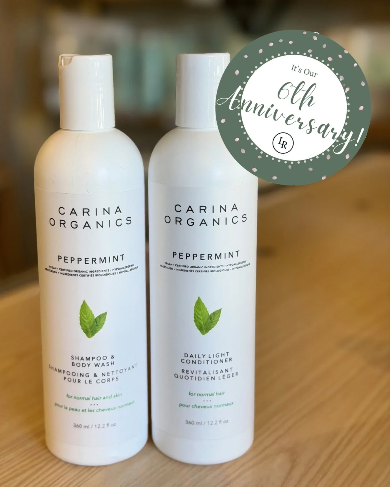 It&rsquo;s our penultimate online Anniversary Giveaway! 🎉

It&rsquo;s another chance to win some amazing @carinaorganics hair products! This time, we have some Peppermint Shampoo &amp; Conditioner for one lucky winner. 😁

TO ENTER:
✅ Like this post